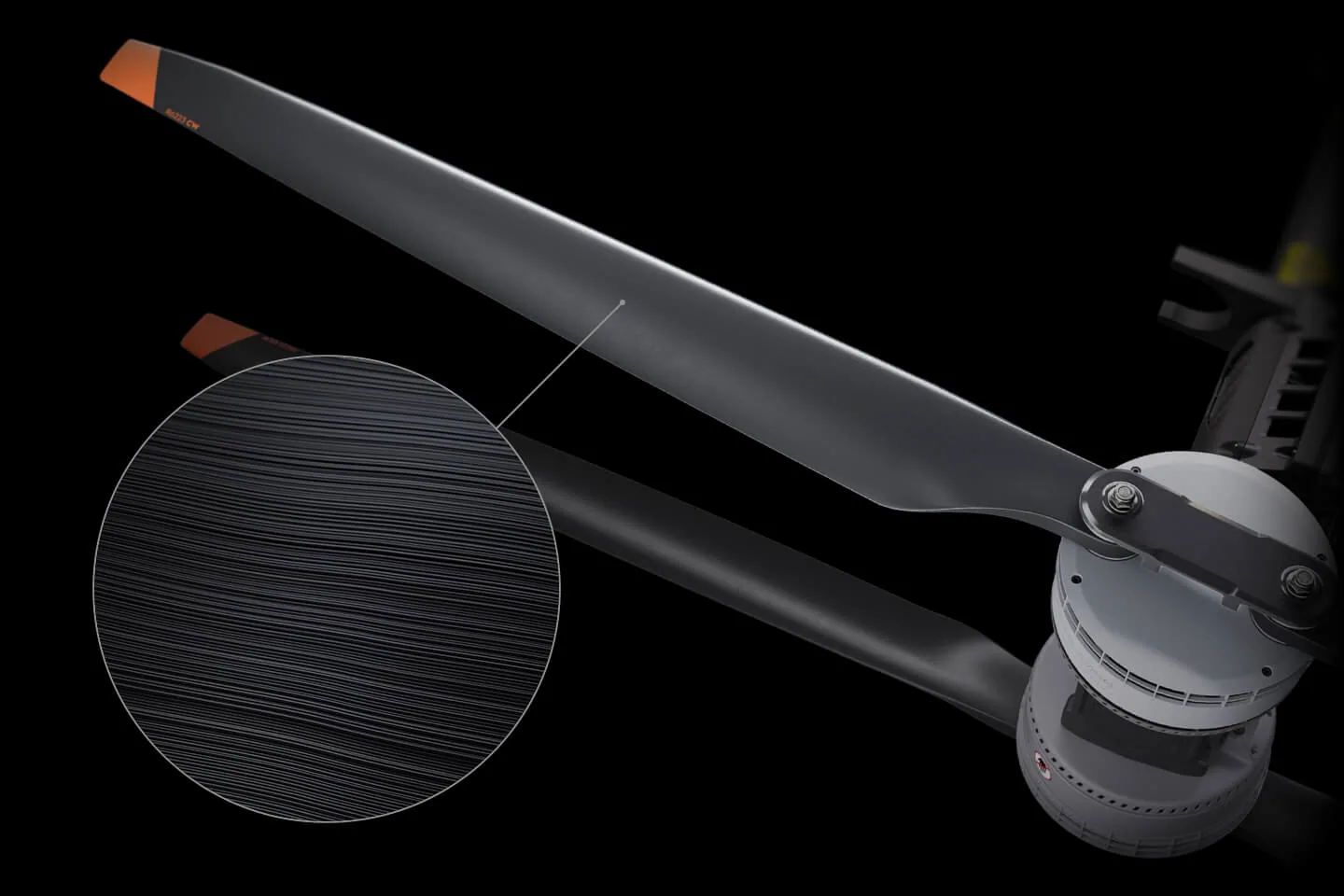 Hélices de fibra de carbono do DJI Agras T100