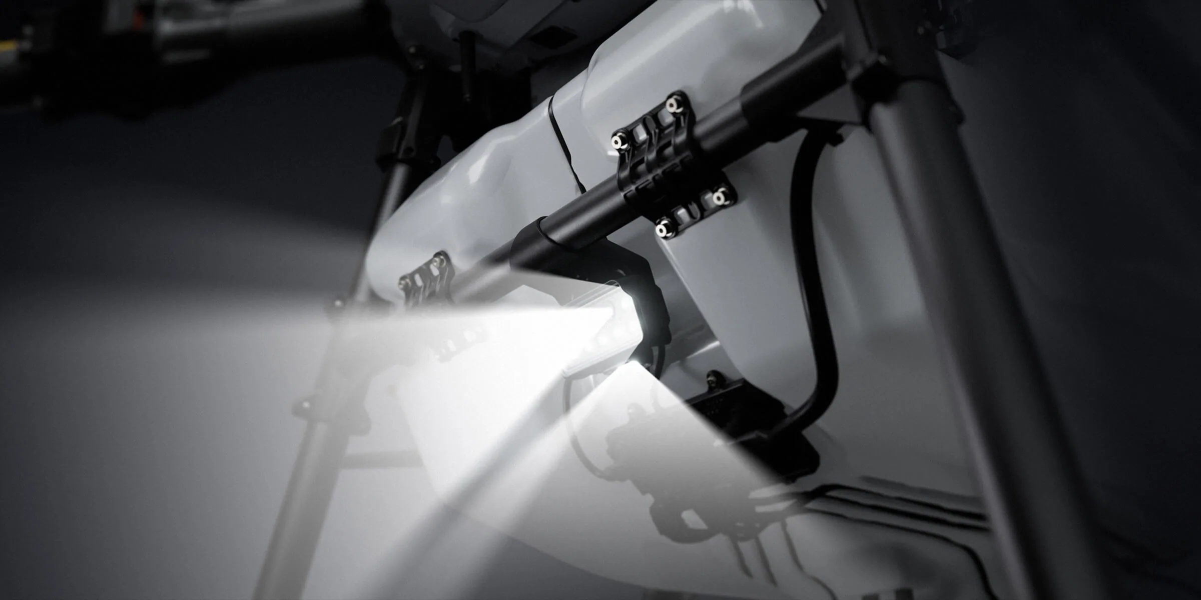 Navegação noturna do DJI Agras T100