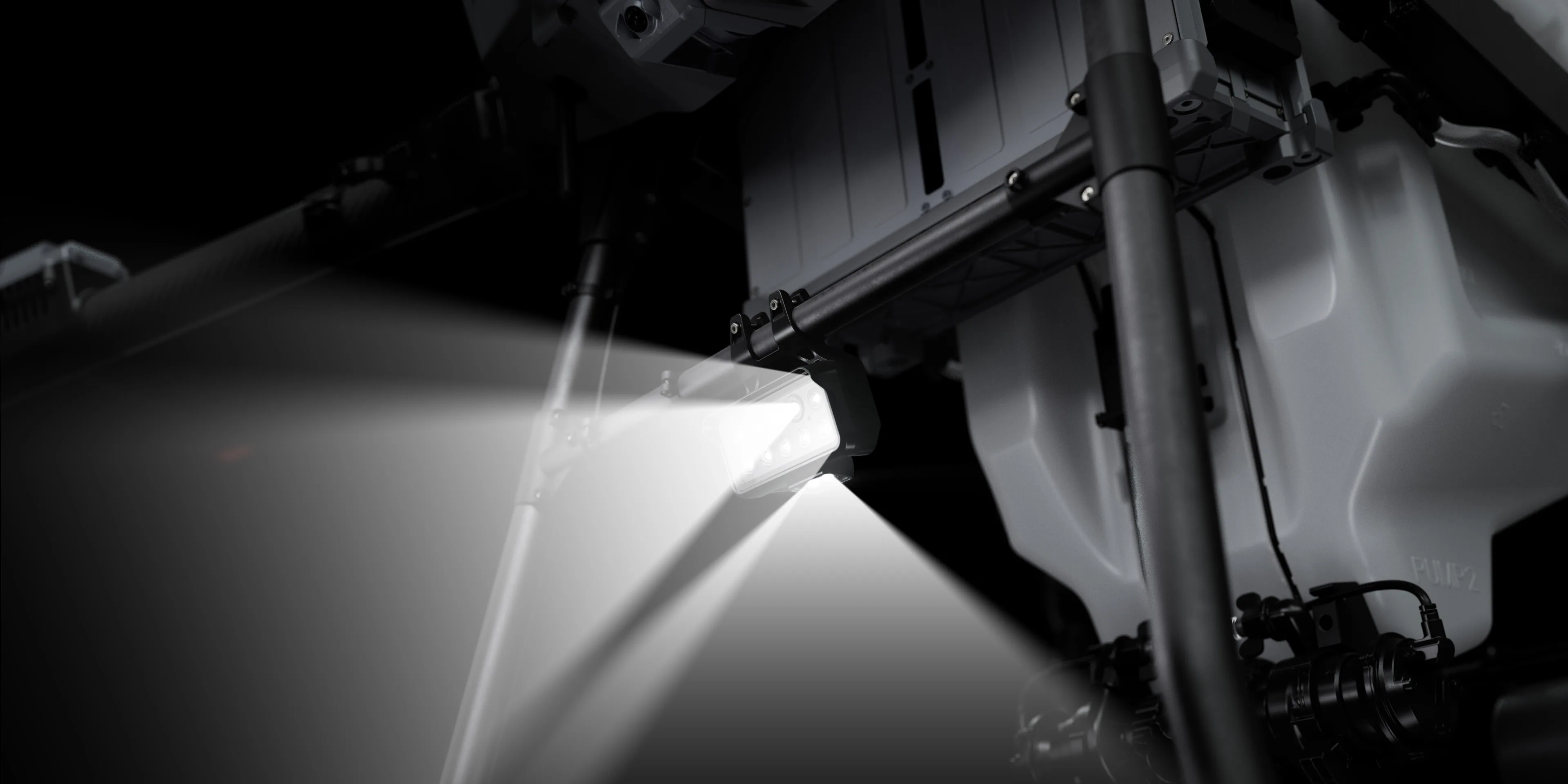 Navegação noturna do DJI Agras T70P